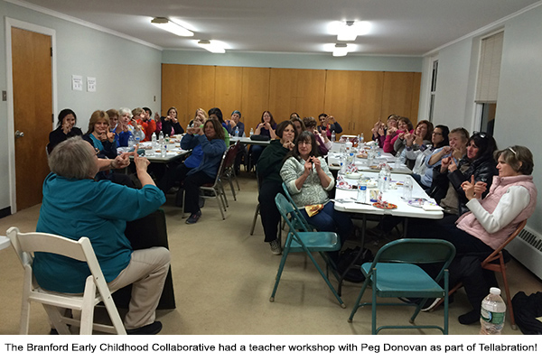 Peg Donovan Wuth Teachers At a Tellabration 2015
