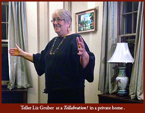 Liz Gruber Telling At A Private House Tellabration